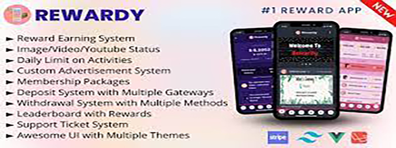 Rewardy - Status App with Reward Points + PWA + Backend.jpg