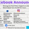 Facebook Announcement PHP Script with Admin Panel