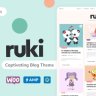 Ruki - A Captivating Personal Blog Theme