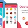 Quotes app with Admin Panel , Admob and Facebook Ads