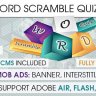Word Scramble Quiz With CMS & Ads - iOS